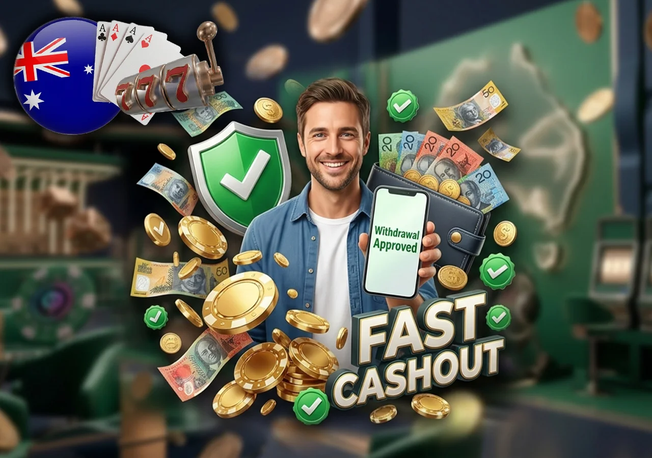 Cashout verification process and payout terms at PayID casino platforms.